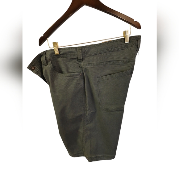 NWT Prana Men's Bronson Organic Cotton Shorts Green 11" Inseam 40 Waist - Picture 3 of 17